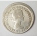 AUSTRALIA 1956 . SIXPENCE . ERROR . BROADSTRUCK